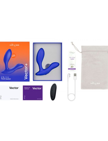 WE-VIBE - VECTOR+ BLAUES PROSTATAMASSAGER