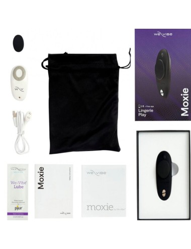 WE-VIBE - MOXIE + SCHWARZER KLITORALVIBRATOR