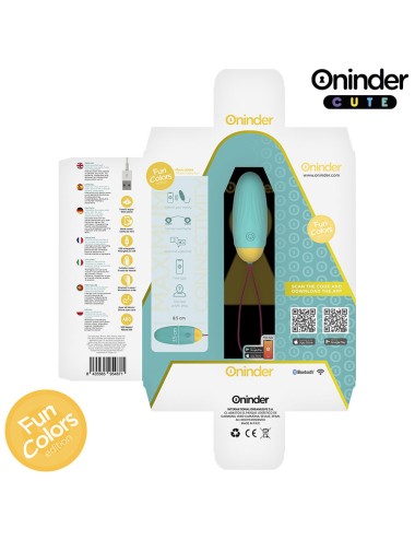 ONINDER CUTE - LOVE PLEASURE VIBRO-ROTIERENDES SILIKON-EDELSTEIN-EI - KOSTENLOSE WELTWEITE APP