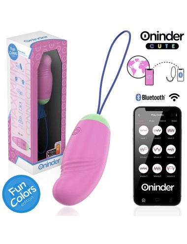 ONINDER CUTE - LOVE PLEASURE VIBRO-ROTIERENDES EI 360° SILIKON - KOSTENLOSE WELTWEITE APP