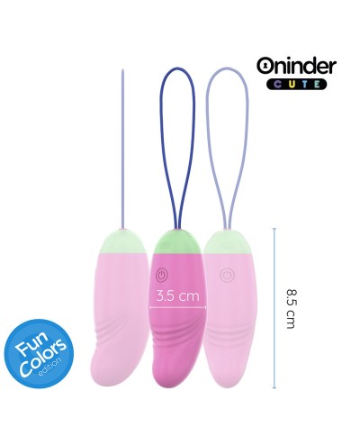 ONINDER CUTE - LOVE PLEASURE VIBRO-ROTIERENDES EI 360° SILIKON - KOSTENLOSE WELTWEITE APP