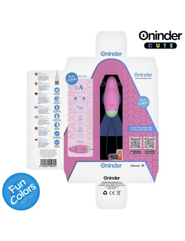 ONINDER CUTE - LOVE PLEASURE VIBRO-ROTIERENDES EI 360° SILIKON - KOSTENLOSE WELTWEITE APP