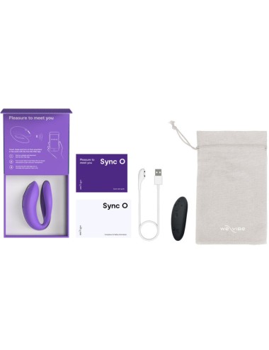 WE-VIBE - SYNC O FLEXIBLER VIBRATOR MIT FERNBEDIENUNG VIOLETT