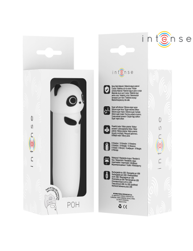 INTENSE - POH PANDA VIBRIERENDER BULLET, USB WIEDERAUFLADBAR, 10 X 2,2 CM