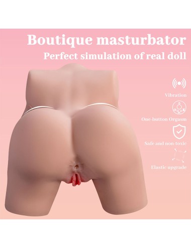 XISE - FRIEDA REALISTISCHER WEIBLICHER TORSO MIT VIBRATION 36 CM