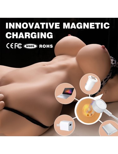 XISE - MURIEL WEIBLICHER REALISTISCHER TORSO MIT STOSSEN 55 CM