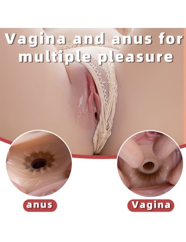 XISE - ORGANISIERTER, REALISTISCHER WEIBLICHER TORSO MIT STOSSENDER 71 CM