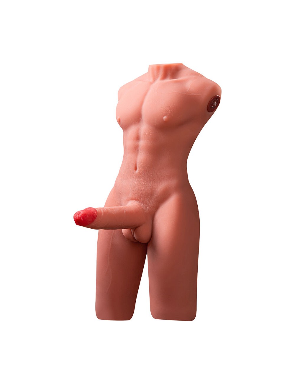 XISE - JASON HALBKÖRPER REALISTISCHER MÄNNLICHER TORSO MIT STOSS UND VIBRATION 55 CM