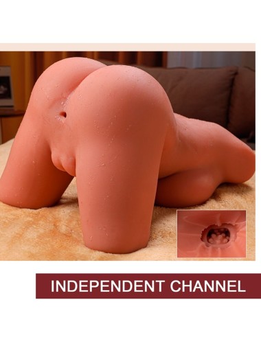 XISE - MIAH LADY BOY WEIBLICHER TORSO MIT DILDO MIT VIBRATION UND STOSS 55 CM