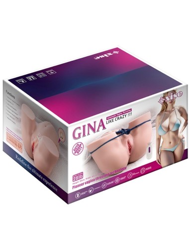 XISE - GINA MULTIPOSITION REALISTISCHER VAGINA-MASTURBATOR MIT VIBRATION UND FERNBEDIENUNG