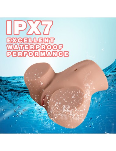 XISE - DANAE STOSSENDER REALISTISCHER VAGINA-MASTUBADOR MIT VIBRATION IN MEHREREN POSITIONEN