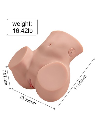 XISE - SYDNI REALISTISCHER MULTIPOSITIONS-VAGINA-MASTURBATOR MIT STOSSFUNKTION
