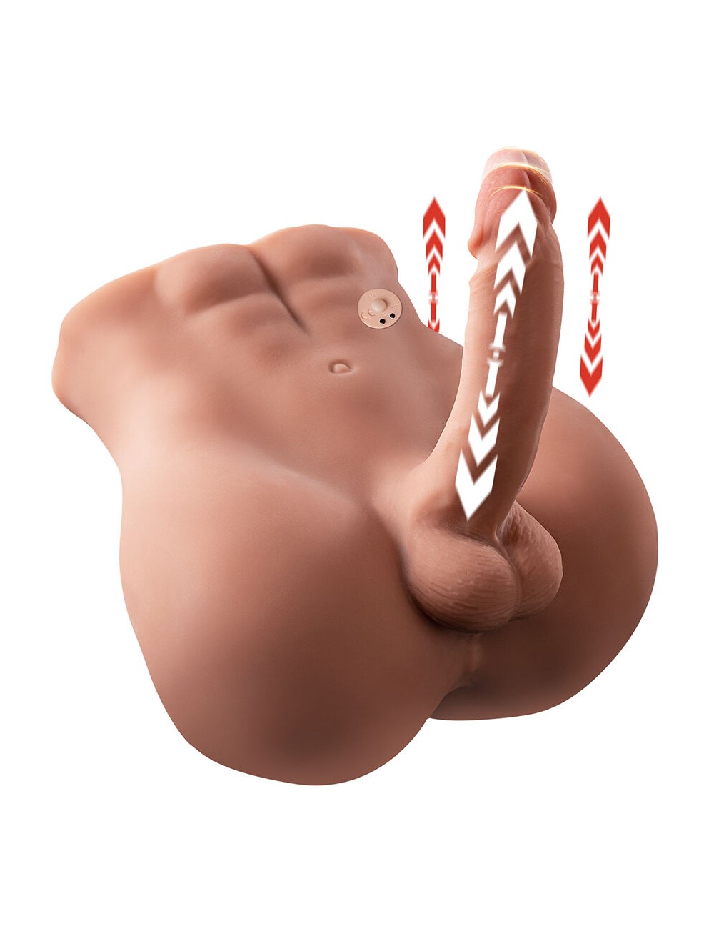 XISE - BERTLETT DILDO ASS REALISTISCHER DILDO UND ANUS-MASTURBATOR VORDERE POSITION MIT STOSS 18 CM XISE - BERTLETT DILDO ASS REALISTISCHER DILDO UND ANUS-MASTURBATOR VORDERE POSITION MIT STOSS 18 CM