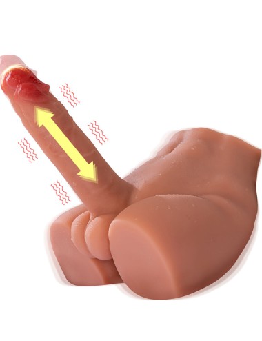 XISE - PEEL DILDO ASS REALISTISCHER DILDO-MASTURBATOR VORDERE POSITION MIT STOSSDÄMPFUNG 17