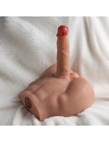 XISE - PEEL DILDO ASS REALISTISCHER DILDO-MASTURBATOR VORDERE POSITION MIT STOSSDÄMPFUNG 17,5 CM