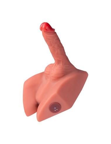 XISE - MICHAEL REALISTISCHER DILDO UND ANUS-MASTURBATOR MIT STOSSFUNKTION 15 CM