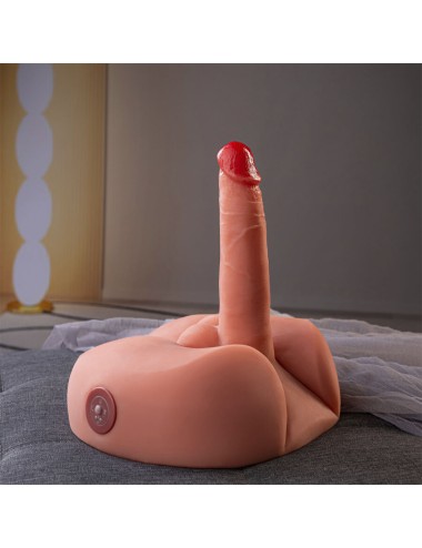 XISE - HONEY REALISTISCHER DILDO-MASTURBATOR MIT VIBRATION 25 CM