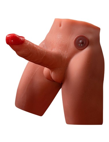XISE - JASON REALISTISCHER DILDO-MASTURBATOR MIT STOSS UND VIBRATION 17 CM
