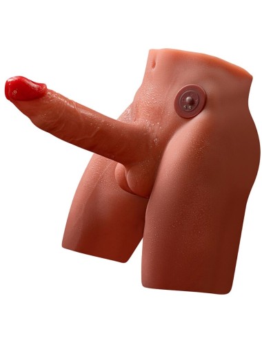 XISE - JASON REALISTISCHER DILDO-MASTURBATOR MIT STOSS UND VIBRATION 17 CM
