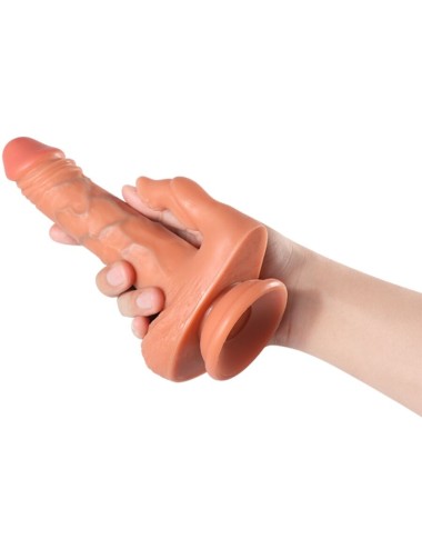 SHEQU - JULIAN DILDO UND KLITORISSTIMULATOR MIT VIBRATION UND FERNBEDIENUNG 16 CM