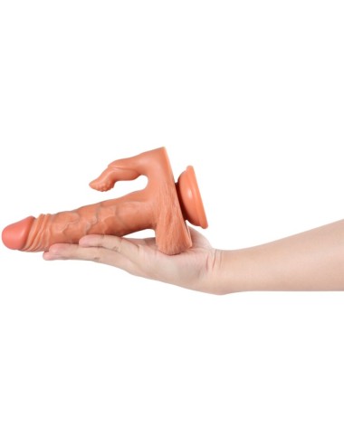 SHEQU - JULIAN DILDO UND KLITORISSTIMULATOR MIT VIBRATION UND FERNBEDIENUNG 16 CM