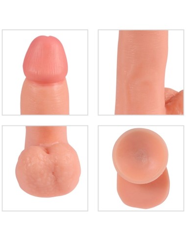 SHEQU - ADAM VIBRATORDILDO MIT FERNBEDIENUNG 21 CM