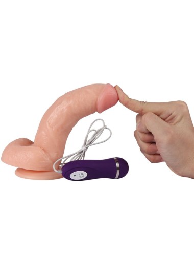 SHEQU - KASSADIN VIBRATORDILDO MIT FERNBEDIENUNG 17,5 CM