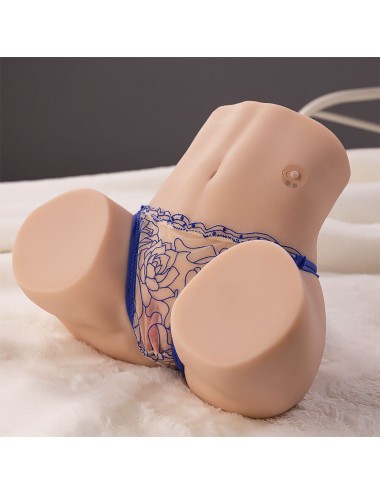 XISE - MAYA SUCKING REALISTISCHER VAGINA- UND ANUS-MASTURBATOR MIT VIBRATION UND STIMULIERENDEN WELLEN 4,5 KG