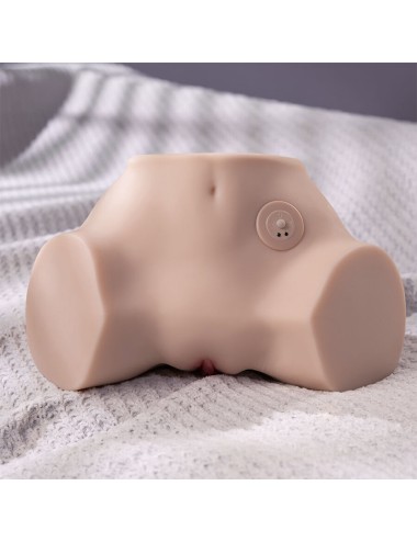 XISE - FENNIE SHAKING REALISTISCHER MULTIPOSITIONS-MASTURBATOR FÜR VAGINA UND ANUS MIT VIBRATION
