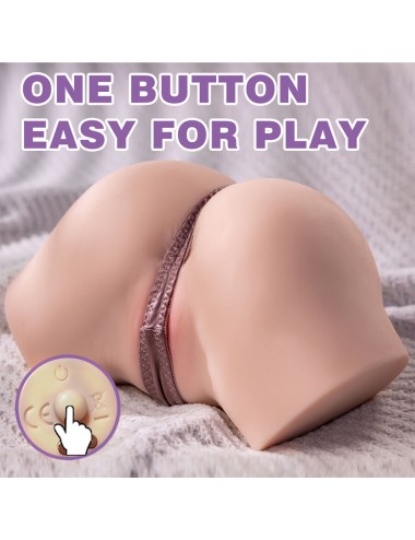 XISE - FENNIE SHAKING REALISTISCHER MULTIPOSITIONS-MASTURBATOR FÜR VAGINA UND ANUS MIT VIBRATION