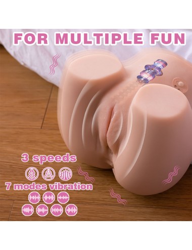 XISE - CONNIE BACK MASTURBATOR VAGINA UND ANUS REALISTISCHE MULTIPOSITION MIT VIBRATION
