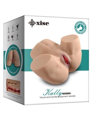 XISE - KALLY REALISTISCHER MULTIPOSITIONS-VAGINA- UND ANUS-MASTURBATOR