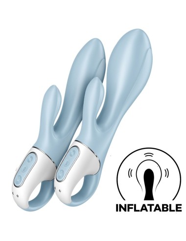 SATISFYER - AIR PUMP BUNNY 1 AUFBLASBARER KANINCHENVIBRATOR BLAU