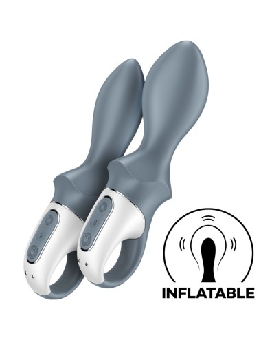 SATISFYER - AIR PUMP BOOTY 1 ANAL AUFBLASBARER VIBRATOR GRAU