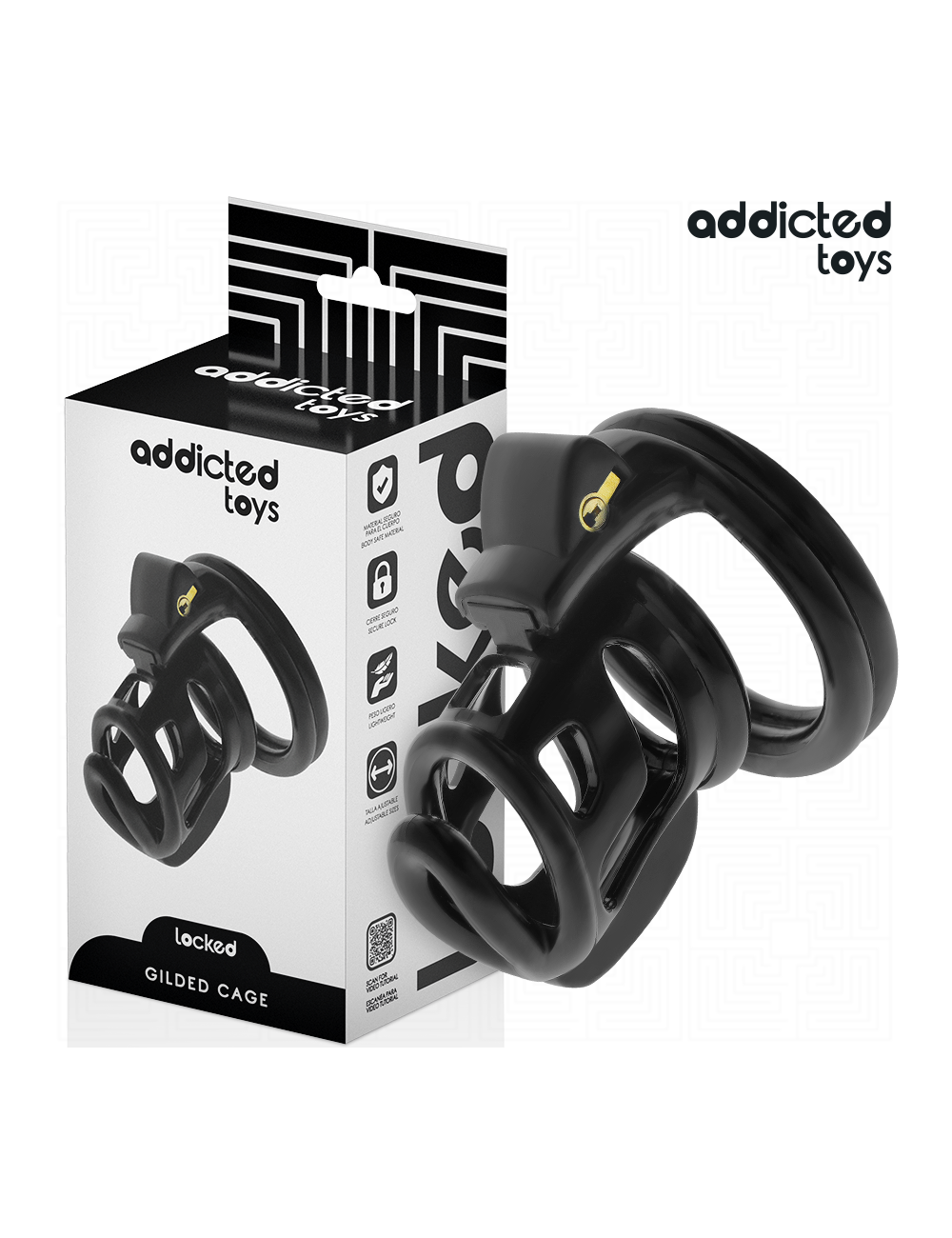 ADDICTED TOYS LOCKED - GILDEN CAGE PENISKÄFIG 8 ADDICTED TOYS LOCKED - GILDEN CAGE PENISKÄFIG 8