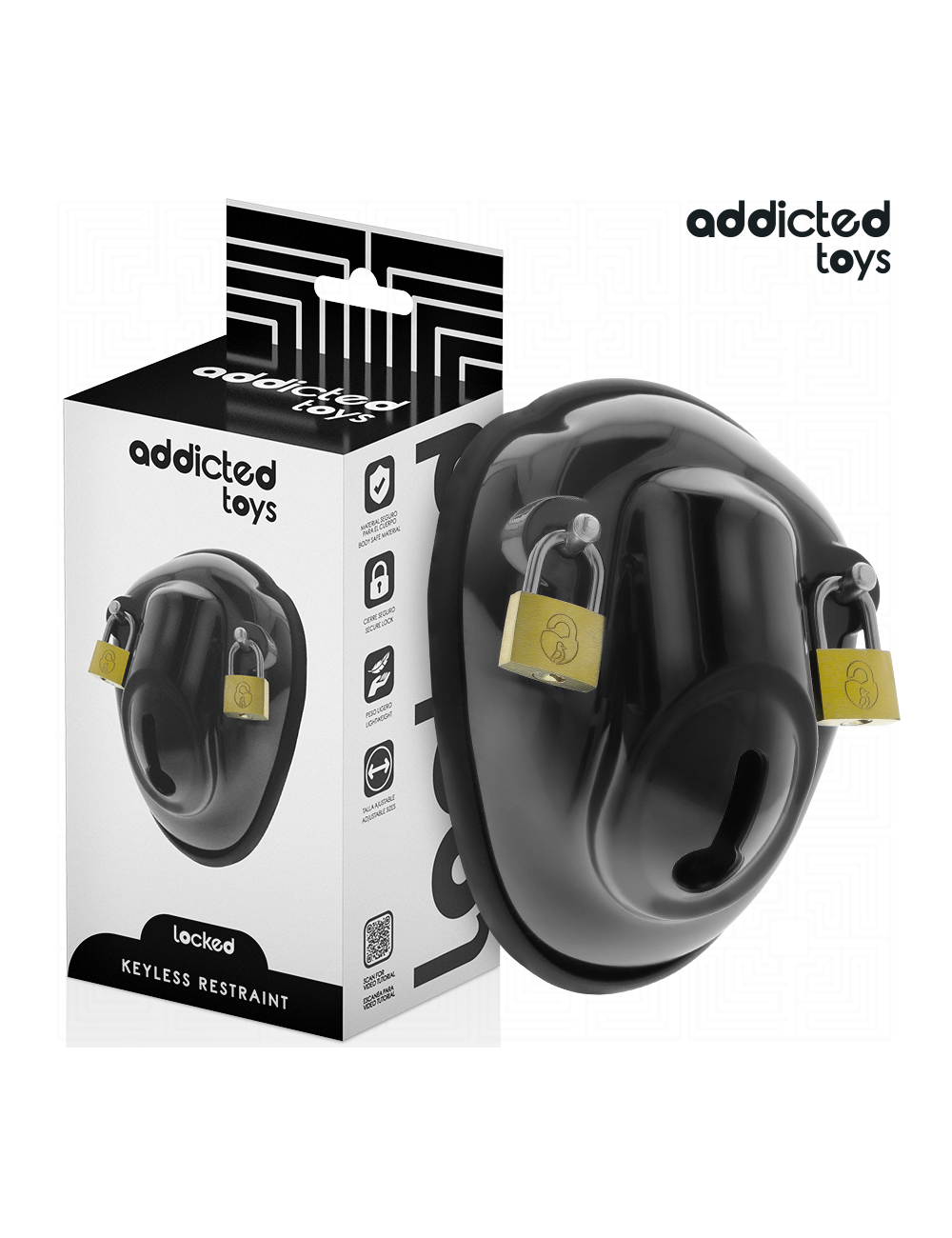 ADDICTED TOYS LOCKED - SCHLÜSSELLOSER PENISKÄFIG 11 ADDICTED TOYS LOCKED - SCHLÜSSELLOSER PENISKÄFIG 11