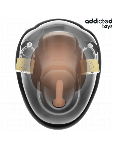 ADDICTED TOYS LOCKED - SCHLÜSSELLOSER PENISKÄFIG 11
