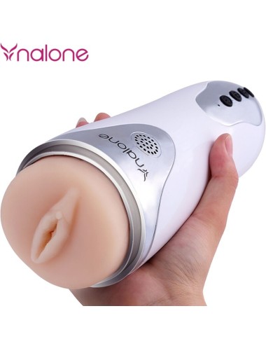 NALONE - MAGICIAN MASTURBATOR MIT VIBRATION WEISS
