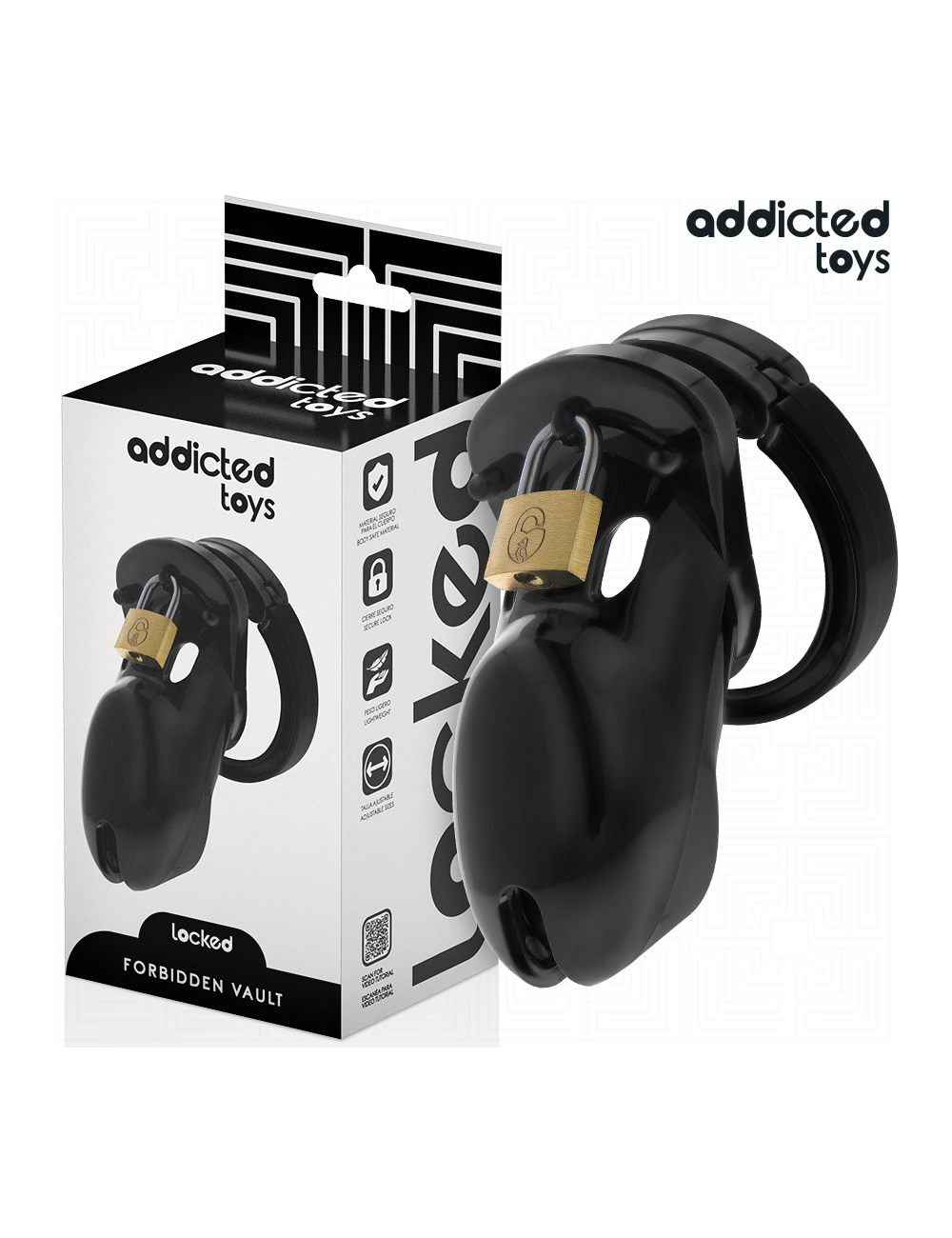 ADDICTED TOYS LOCKED - VERBOTENES PENISKÄFIG 10 CM