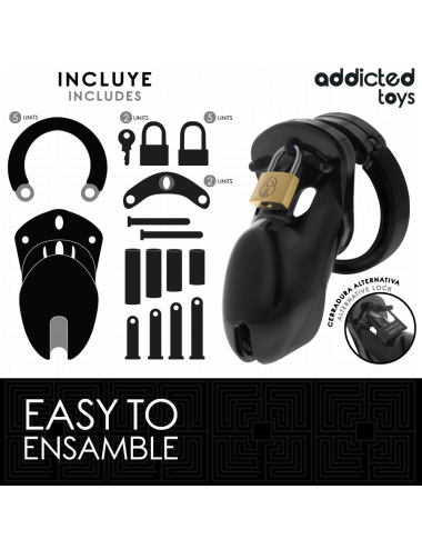 ADDICTED TOYS LOCKED - VERBOTENES PENISKÄFIG 10 CM