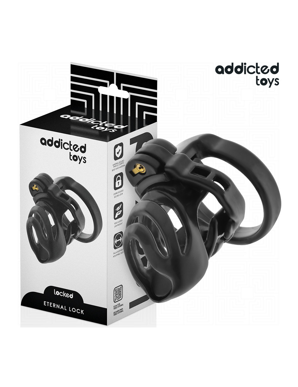 ADDICTED TOYS LOCKED - ETERNAL LOCK PENISKÄFIG 9 CM ADDICTED TOYS LOCKED - ETERNAL LOCK PENISKÄFIG 9 CM