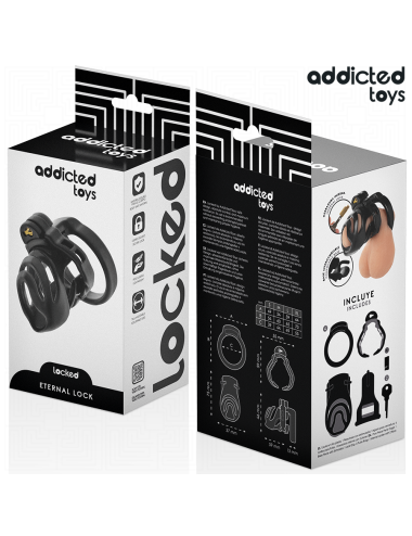 ADDICTED TOYS LOCKED - ETERNAL LOCK PENISKÄFIG 9 CM