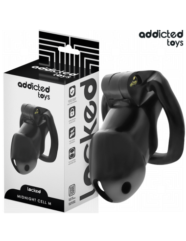 ADDICTED TOYS LOCKED - MINDNIGHT CELL PENISKÄFIG 4.2 CM GRÖSSE M