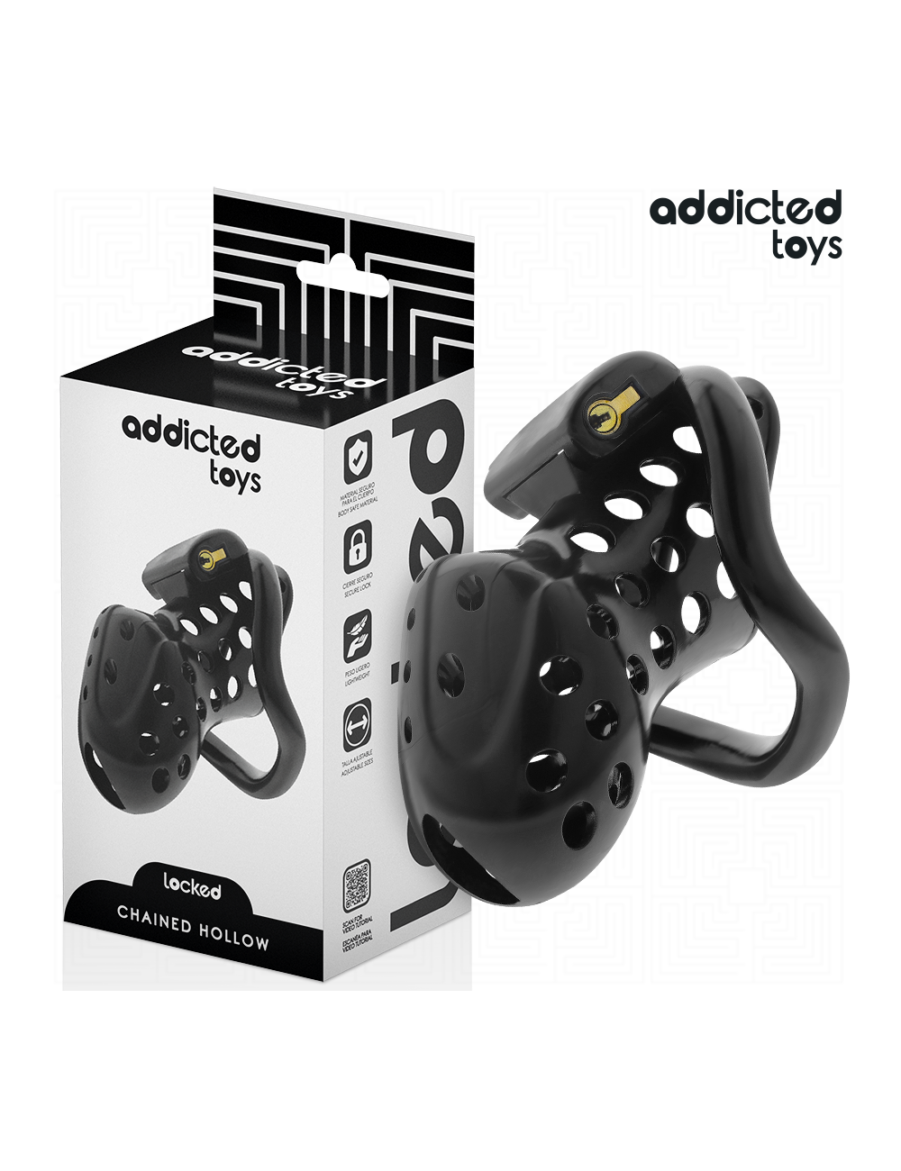 ADDICTED TOYS LOCKED - ANGEKETTETER HOHLPENISKÄFIG 10 ADDICTED TOYS LOCKED - ANGEKETTETER HOHLPENISKÄFIG 10