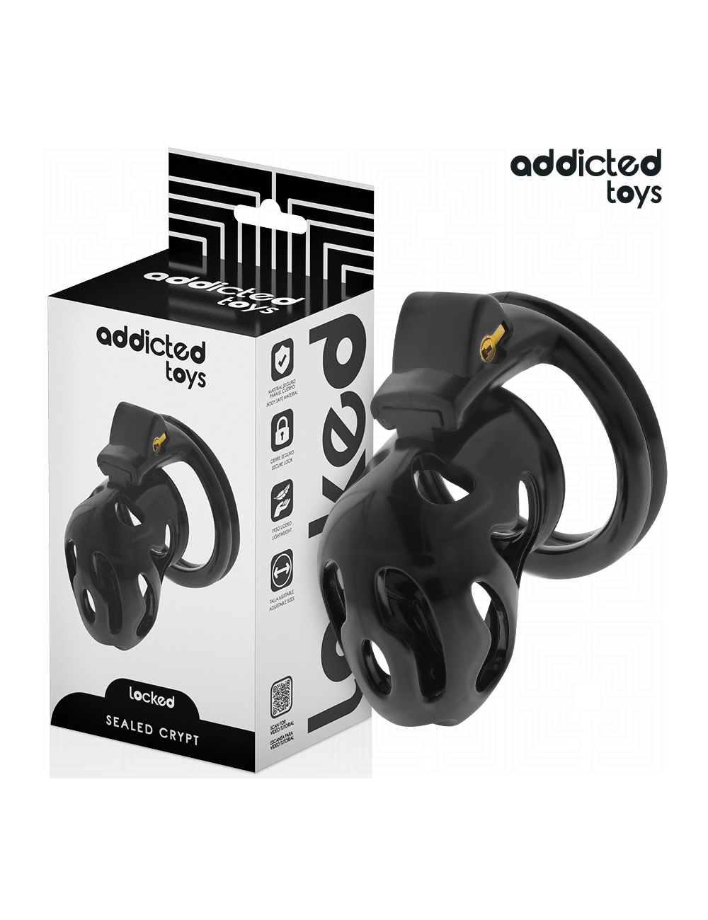 ADDICTED TOYS LOCKED - VERSIEGELTER PENISKÄFIG 8 CM ADDICTED TOYS LOCKED - VERSIEGELTER PENISKÄFIG 8 CM