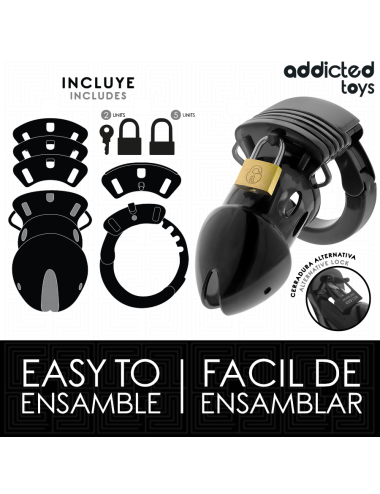 ADDICTED TOYS LOCKED - CHASTITY DEPTHS PENISKÄFIG 7,5 CM