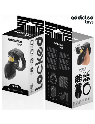 ADDICTED TOYS LOCKED - CHASTITY DEPTHS PENISKÄFIG 7,5 CM