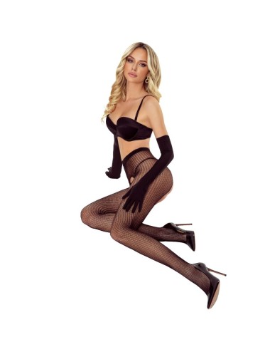 PASSION - TIOPEN 038 SCHWARZE STRUMPFHOSEN 3/4