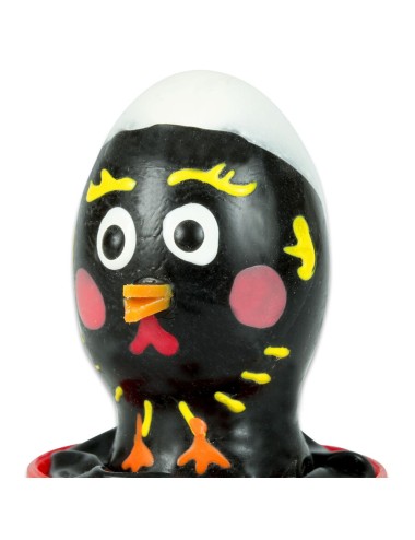 CONDOMERIE - HANDBEMALTE NEUHEITSKONDOME HÜHNCHEN SCHWARZ