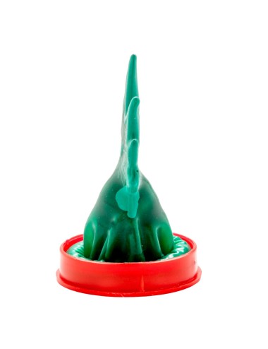 CONDOMERIE - HANDBEMALTE NEUHEITSKONDOME CANNABIS MODELL 1